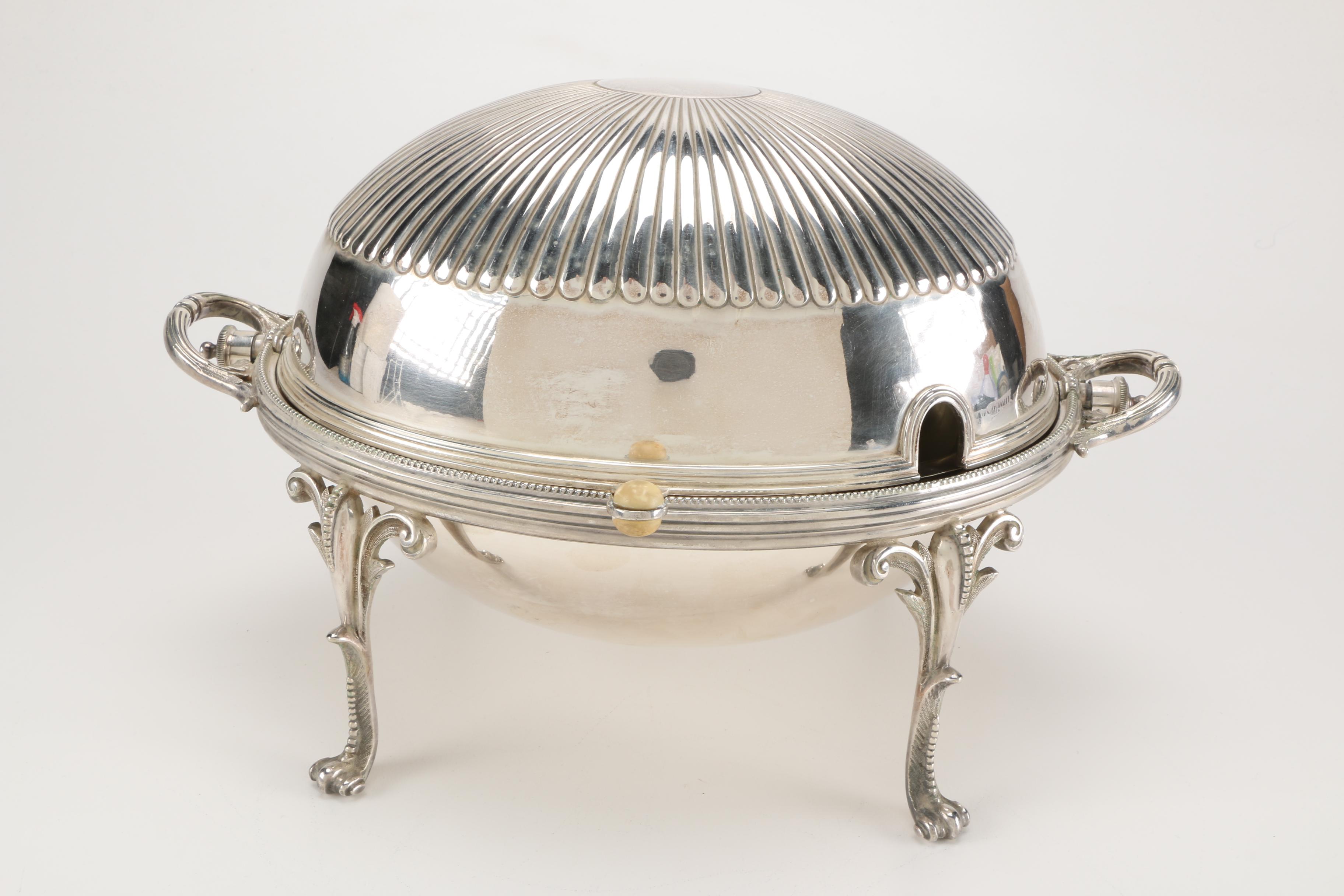Walker & Hall Silver Plated Dome Top Server