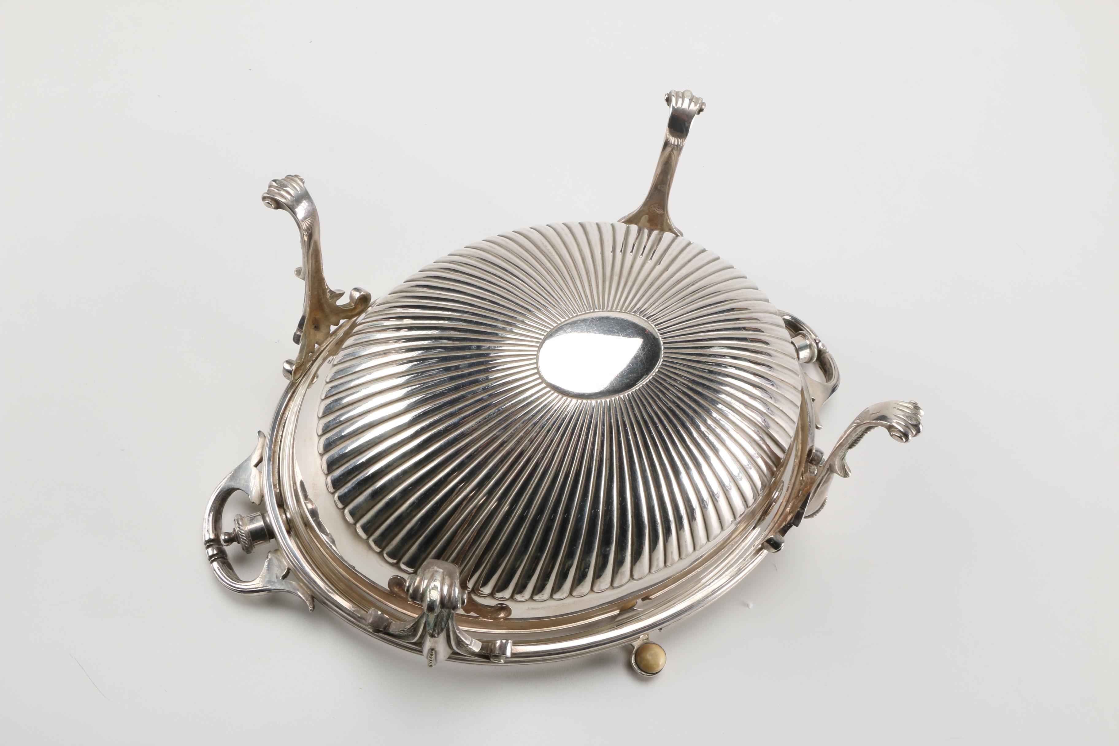 Walker & Hall Silver Plated Dome Top Server