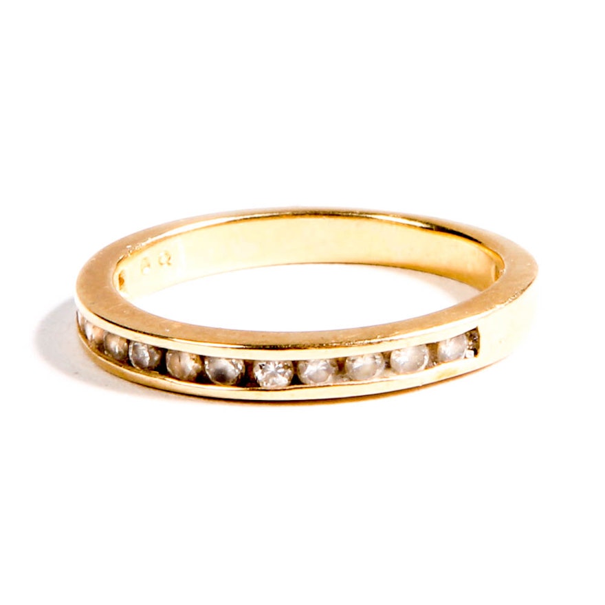 Gold Ring with Diamonds