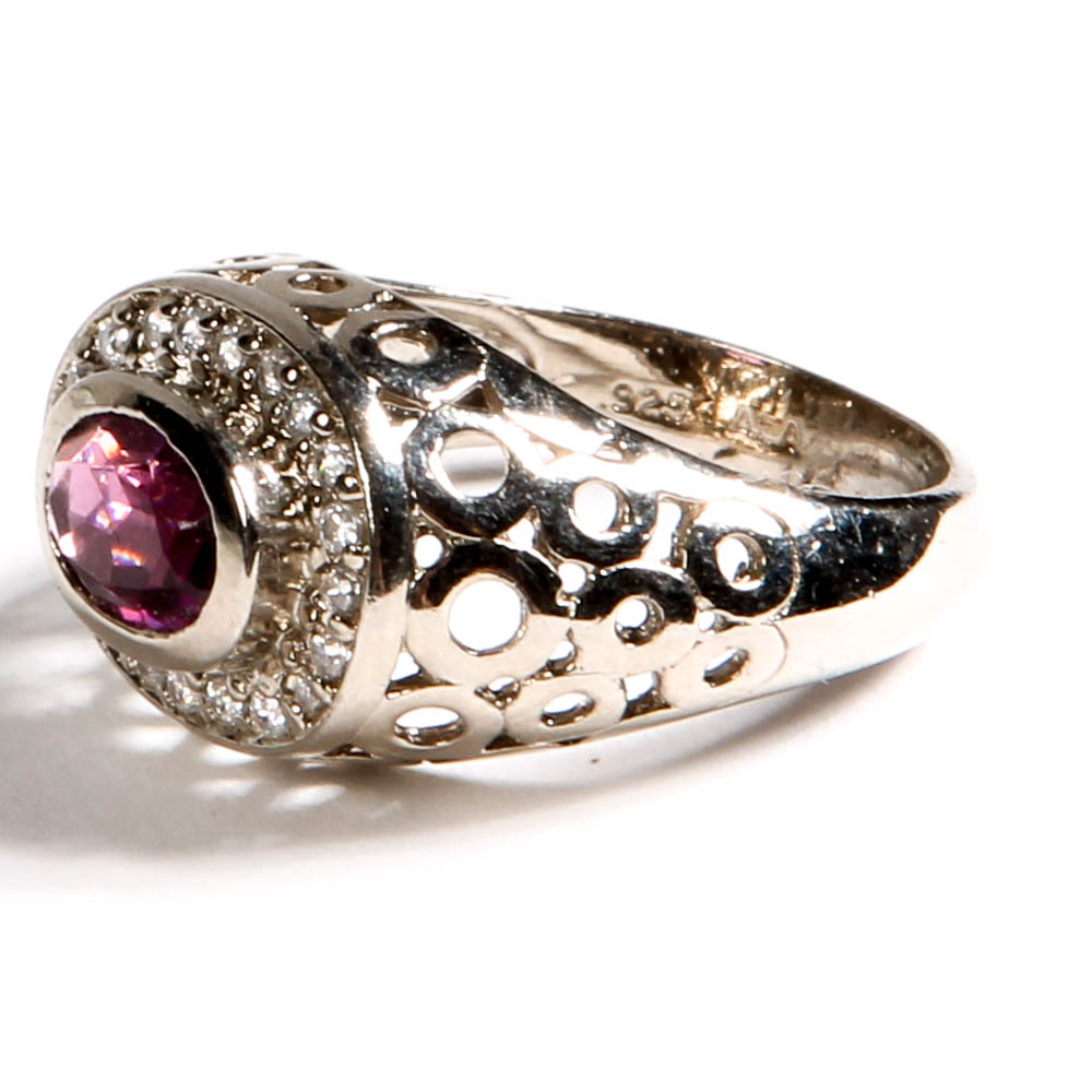Sterling Silver and Stone Ring
