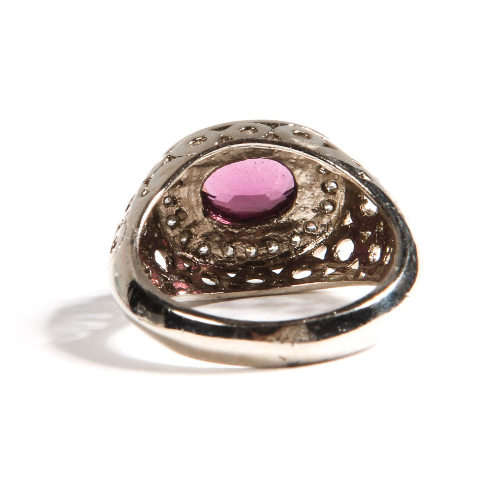 Sterling Silver and Stone Ring