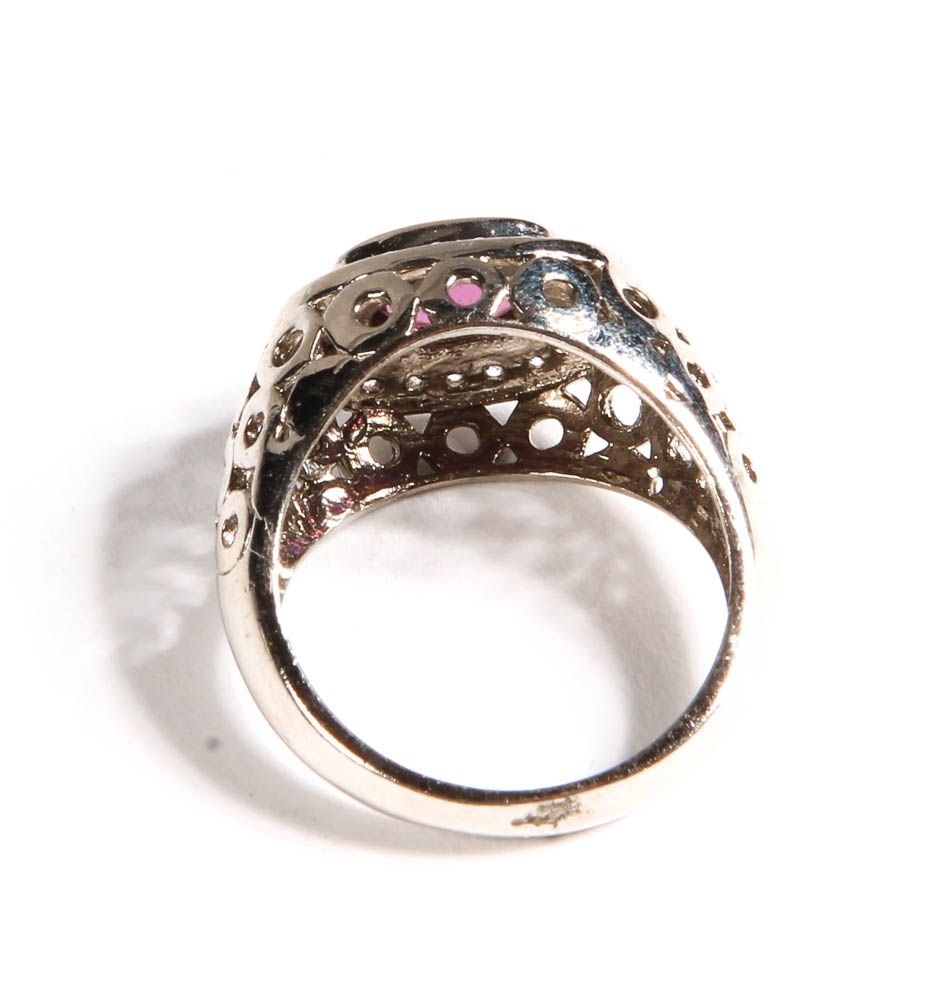 Sterling Silver and Stone Ring