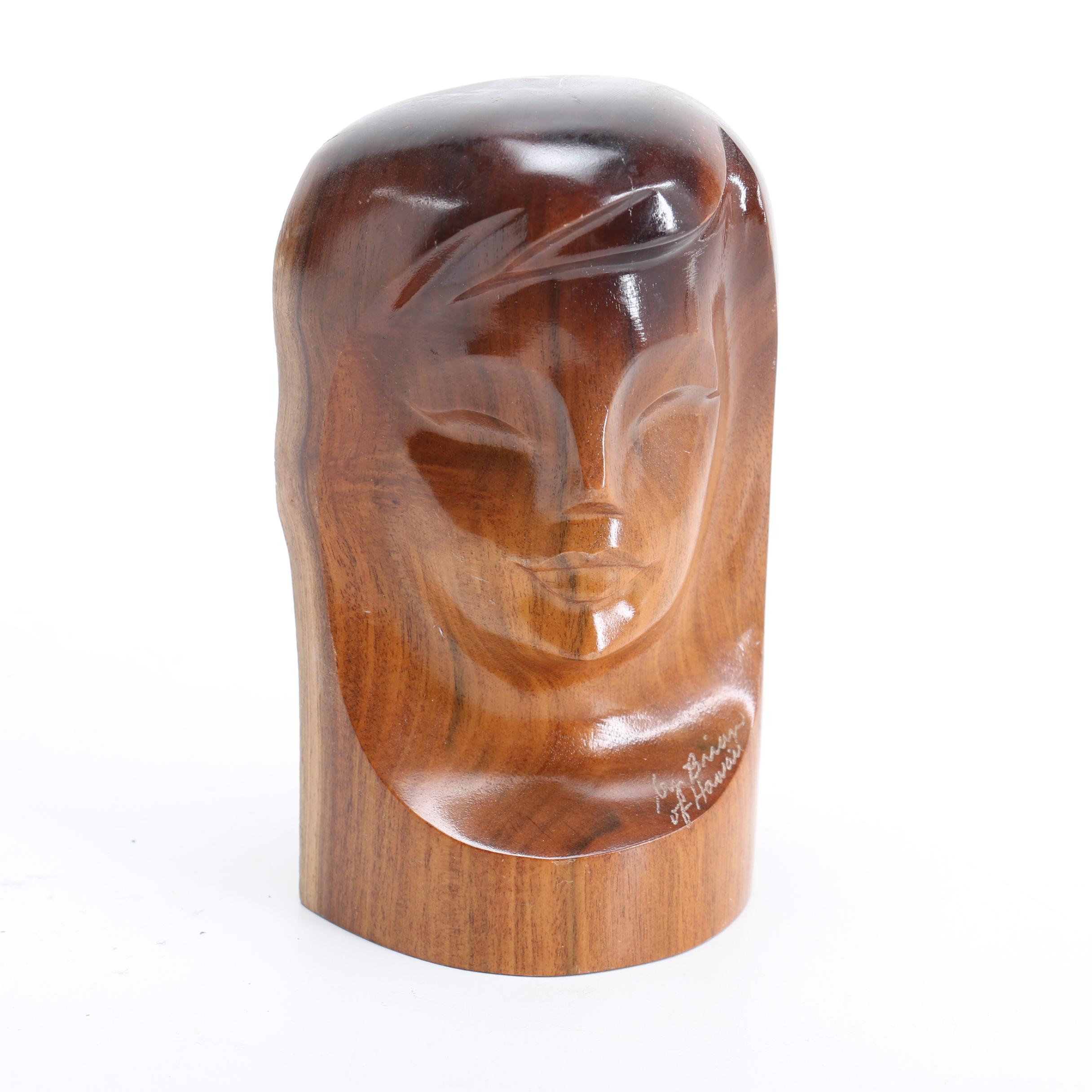 Brian of Hawaii Carved Wooden Statue