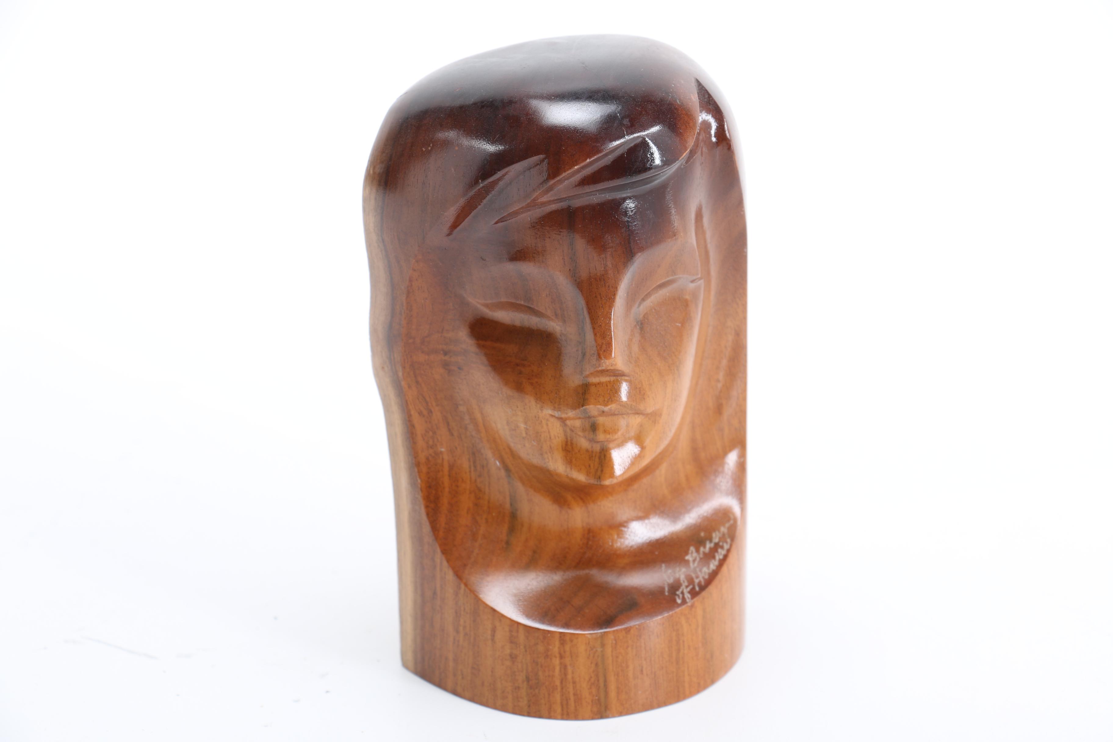 Brian of Hawaii Carved Wooden Statue