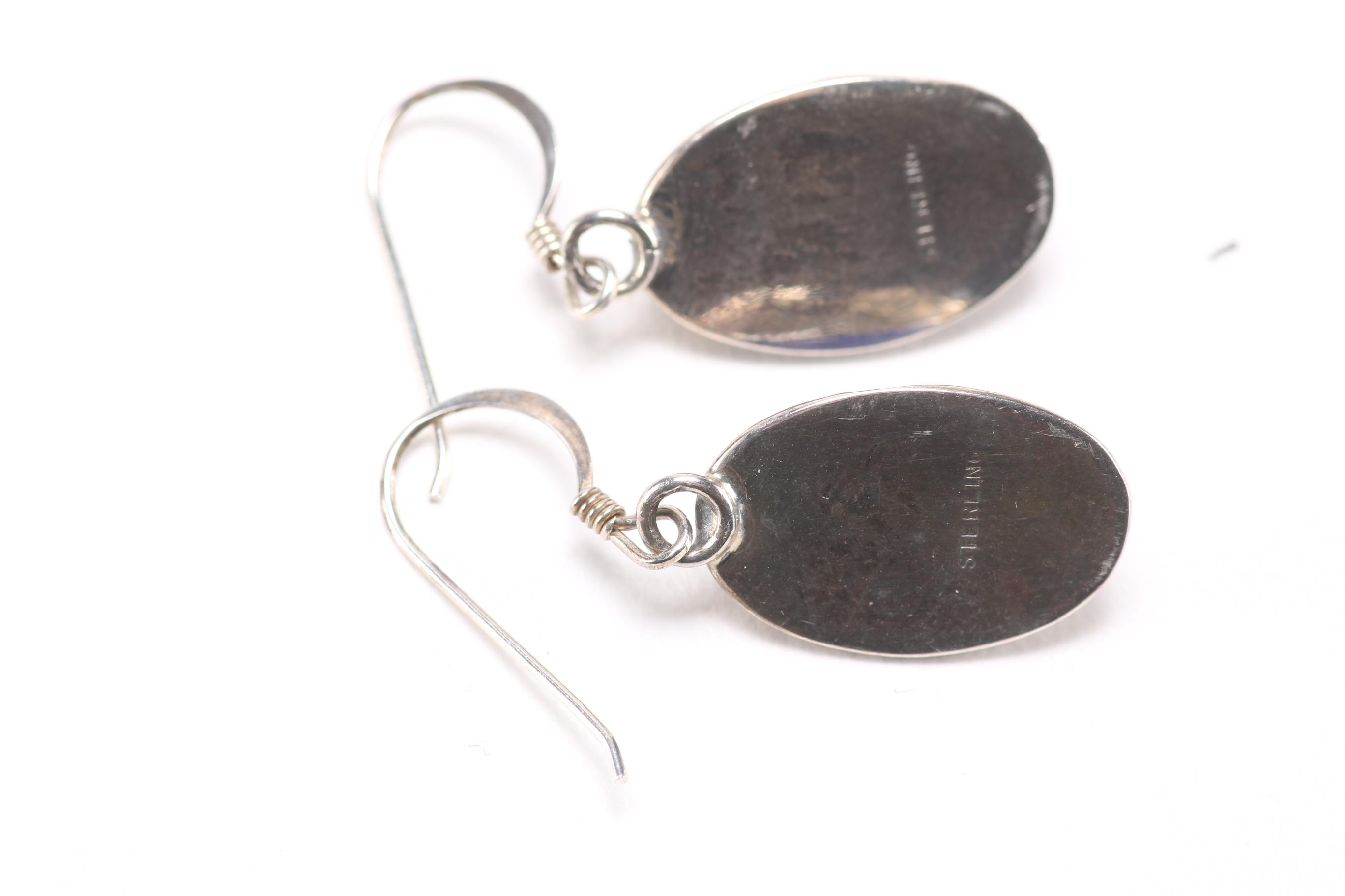 Sterling Silver,  Lapis and Glass Jewelry Selection