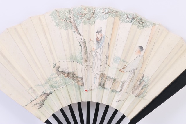 Chinese Shu Lian Ji Folding Fan