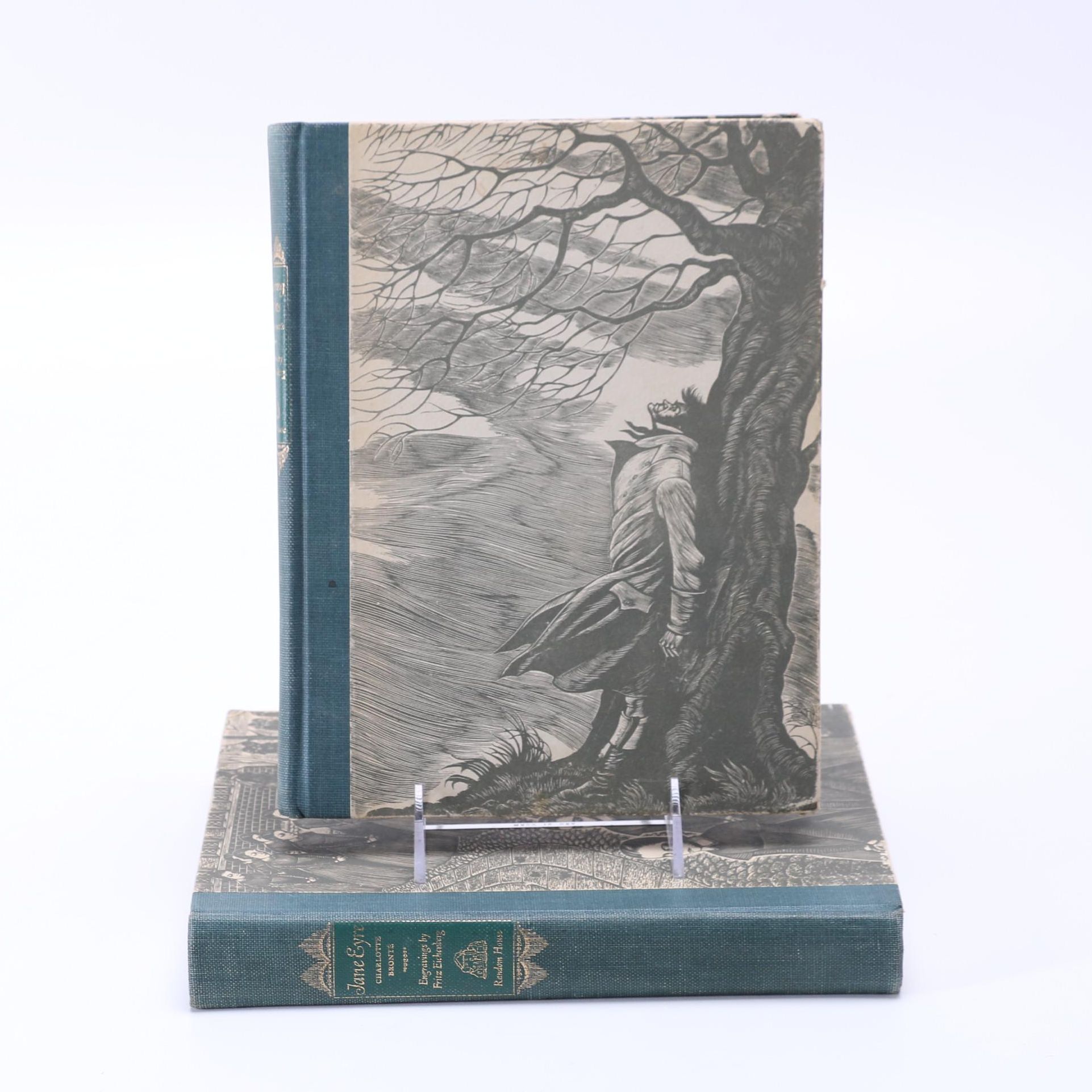 1943 Illustrated "Jane Eyre" and "Wuthering Heights"