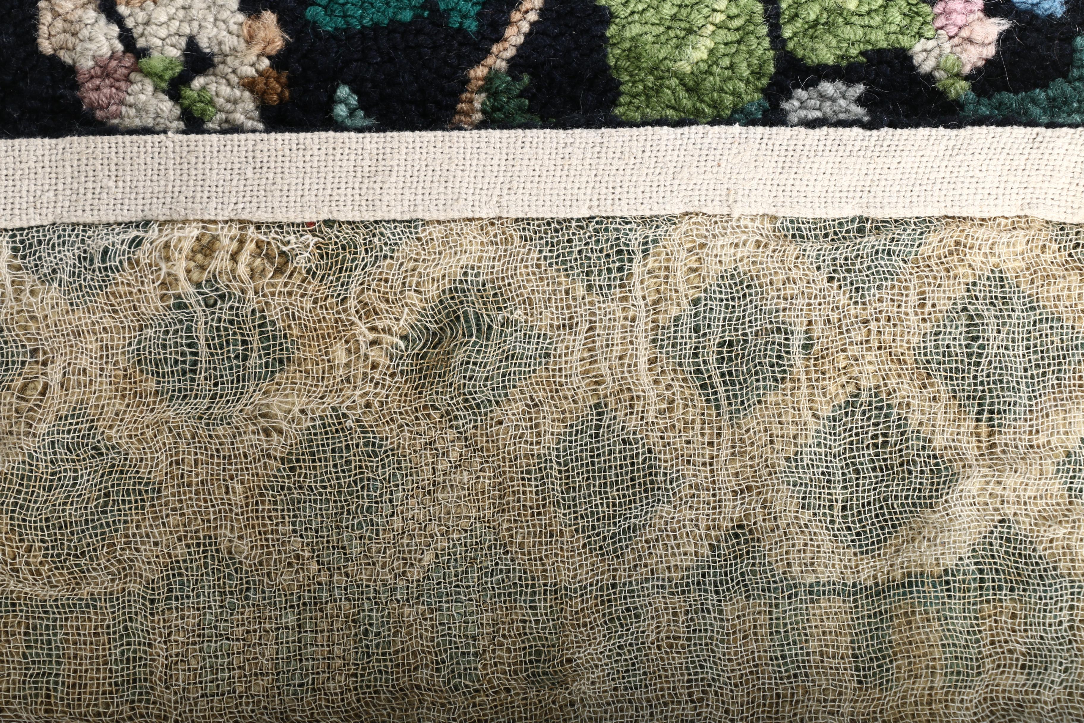 Pair of Claire Murray Hand Hooked Pictorial Rugs