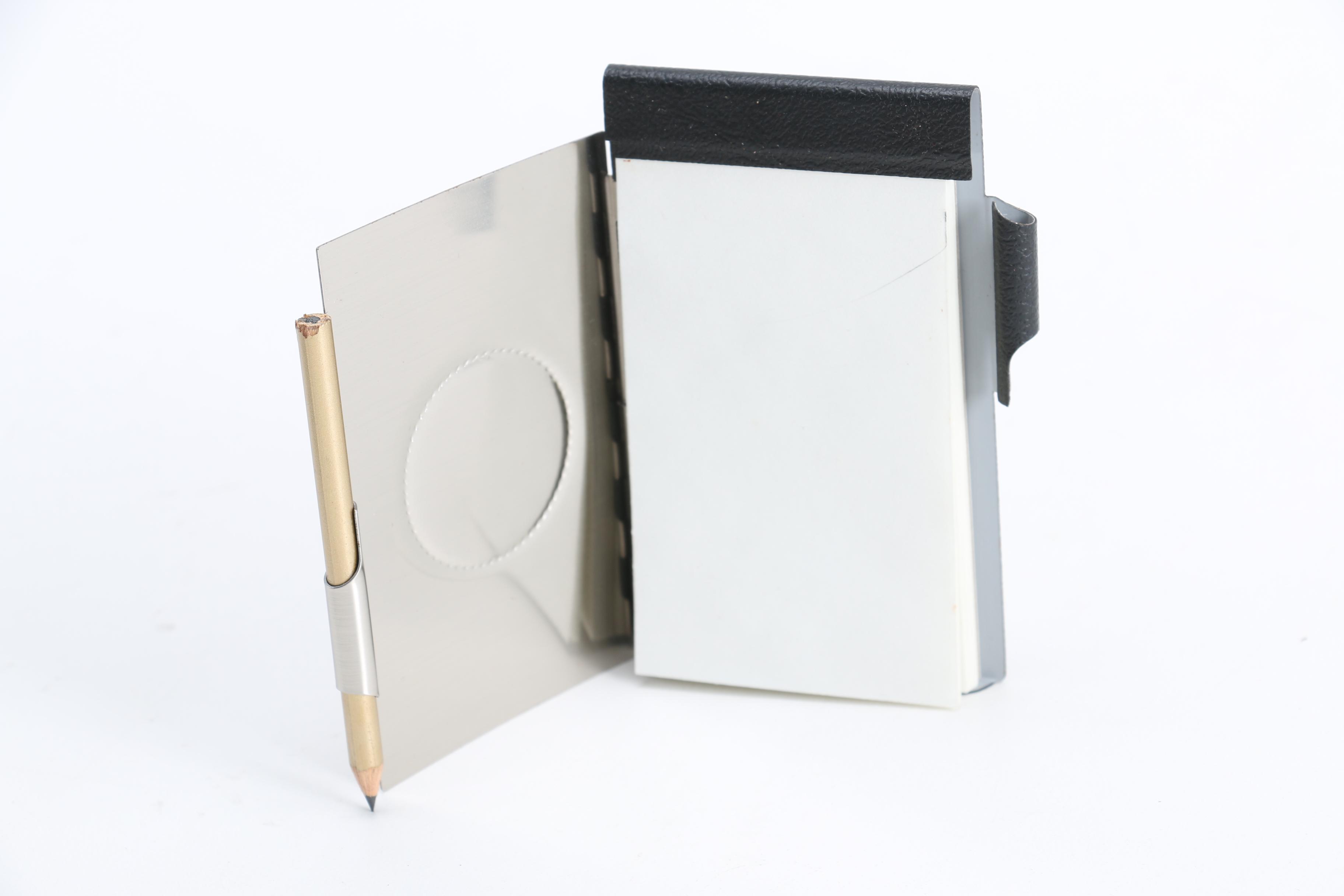 Pewter Pocket Notebook With Kennedy Center for the Performing Arts