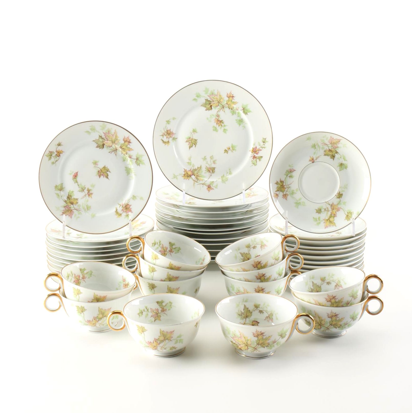 Haviland Limoges Autumn Leaf China Set