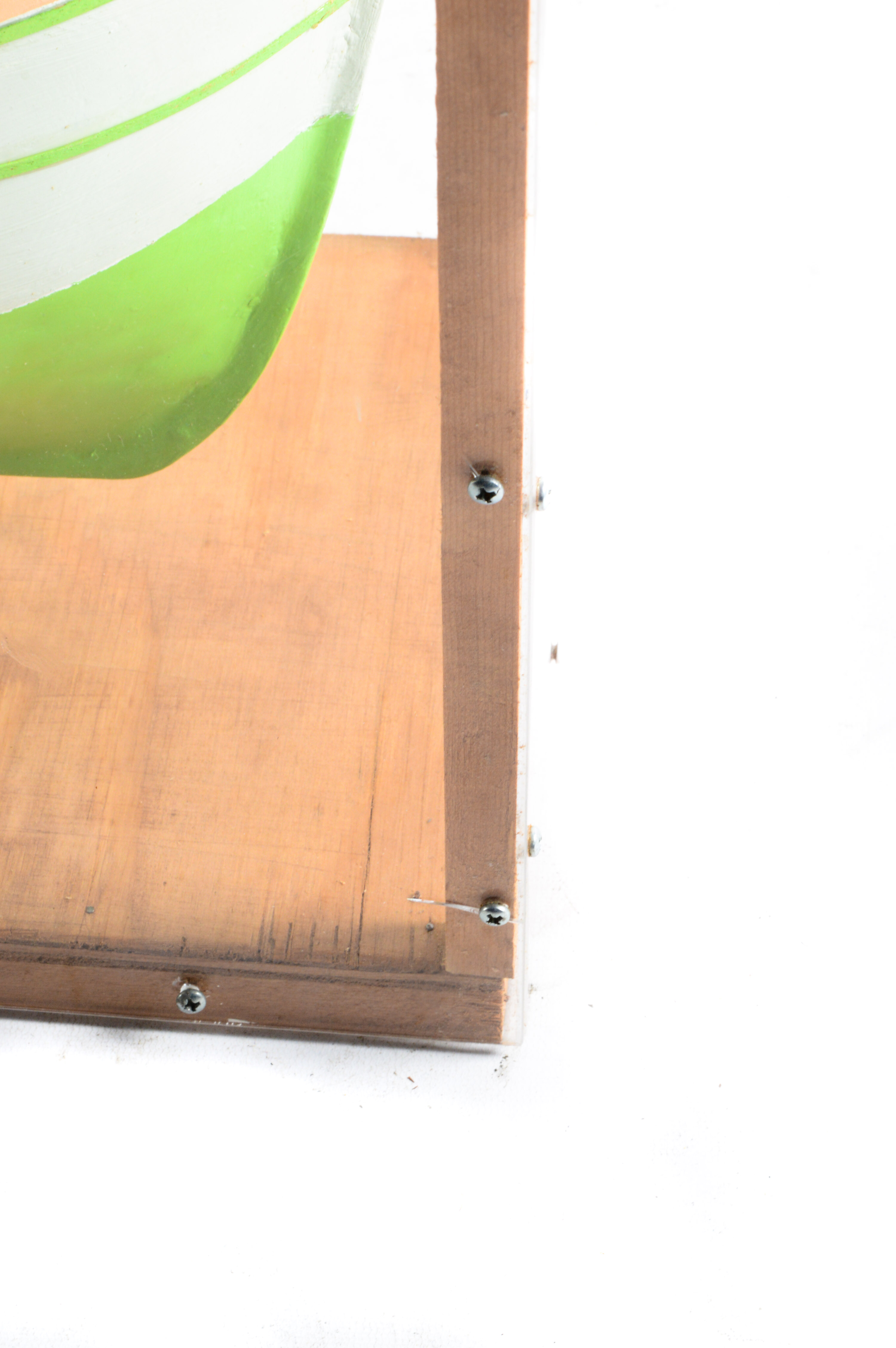 Encased Fishing Boat Model