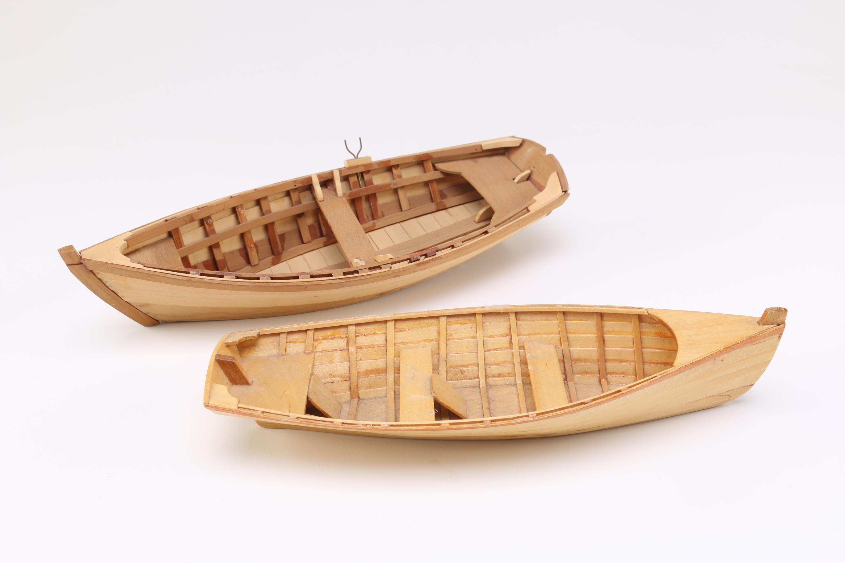 Pine and Balsa Wood Model Boats