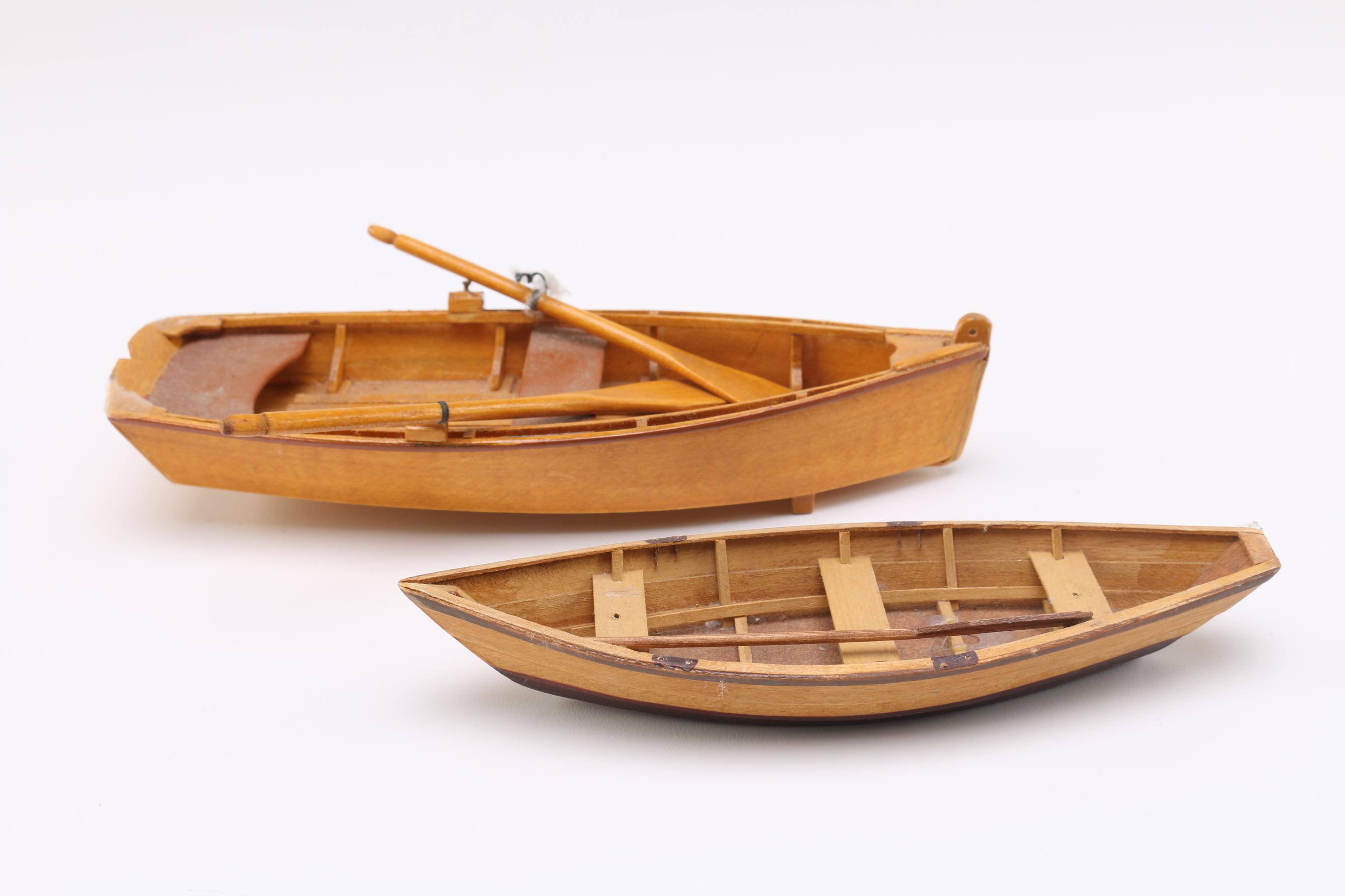 Pine and Balsa Wood Model Boats