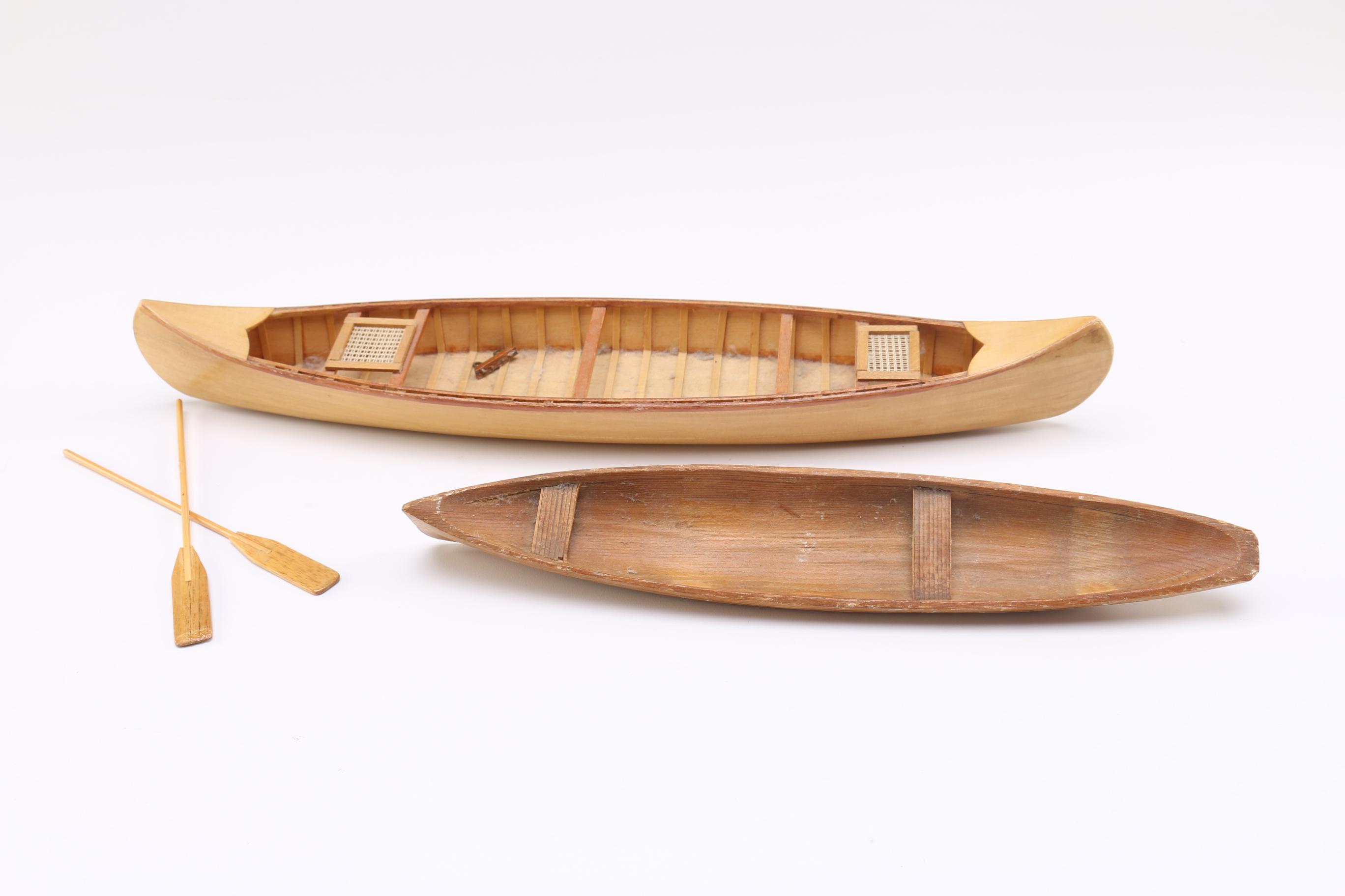 Pine and Balsa Wood Model Boats