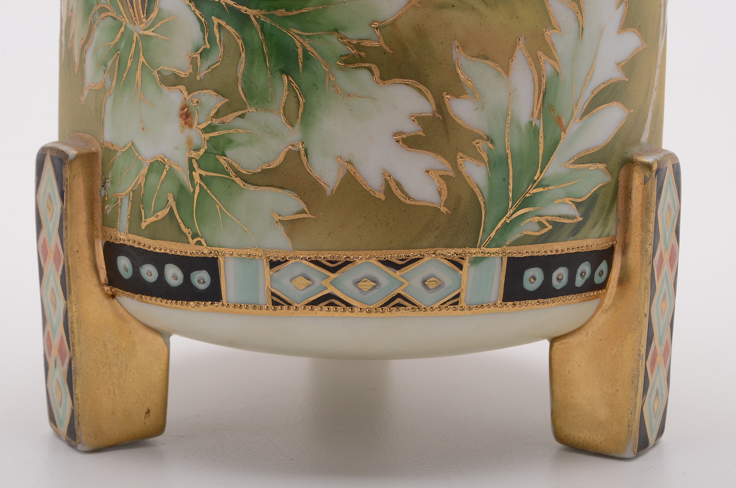 Vintage Hand-Painted Japanese Vase