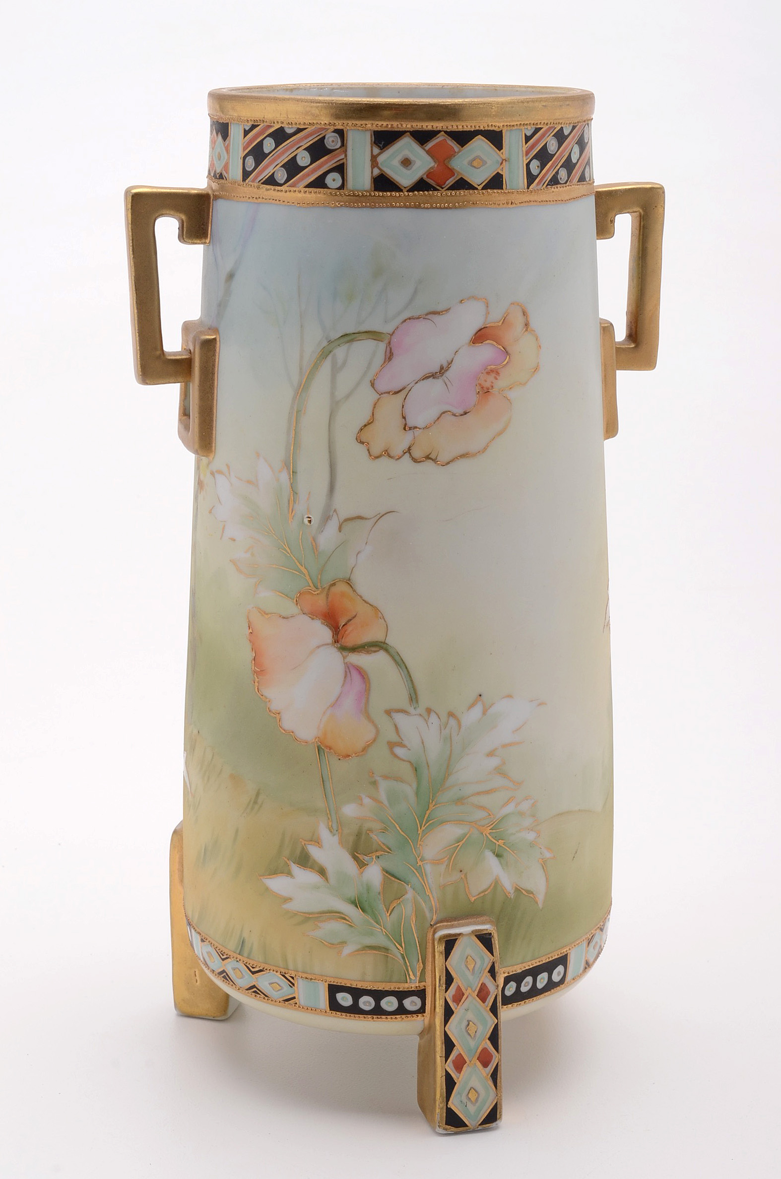 Vintage Hand-Painted Japanese Vase