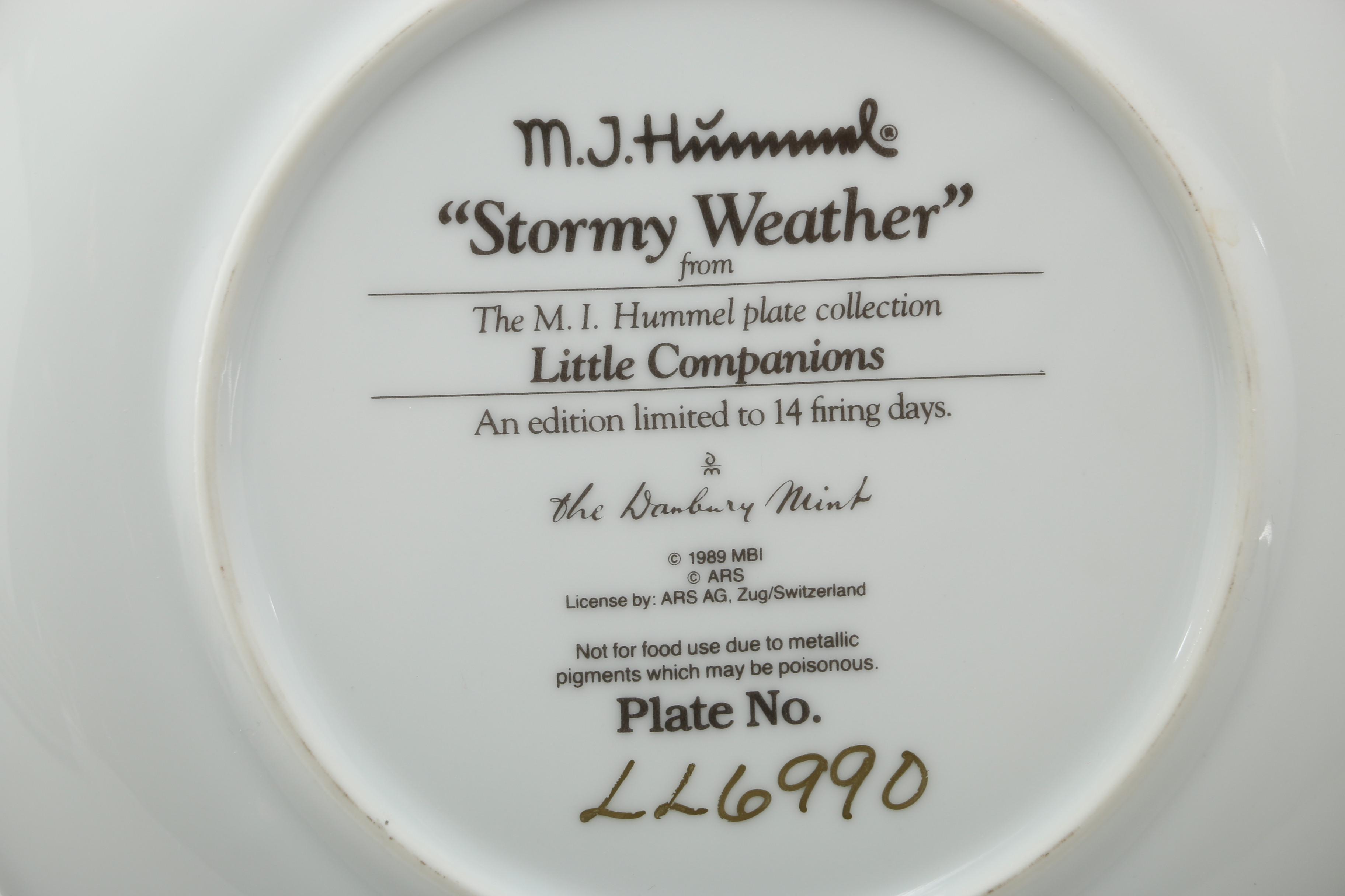 Collection of Hummel Commemorative Plates