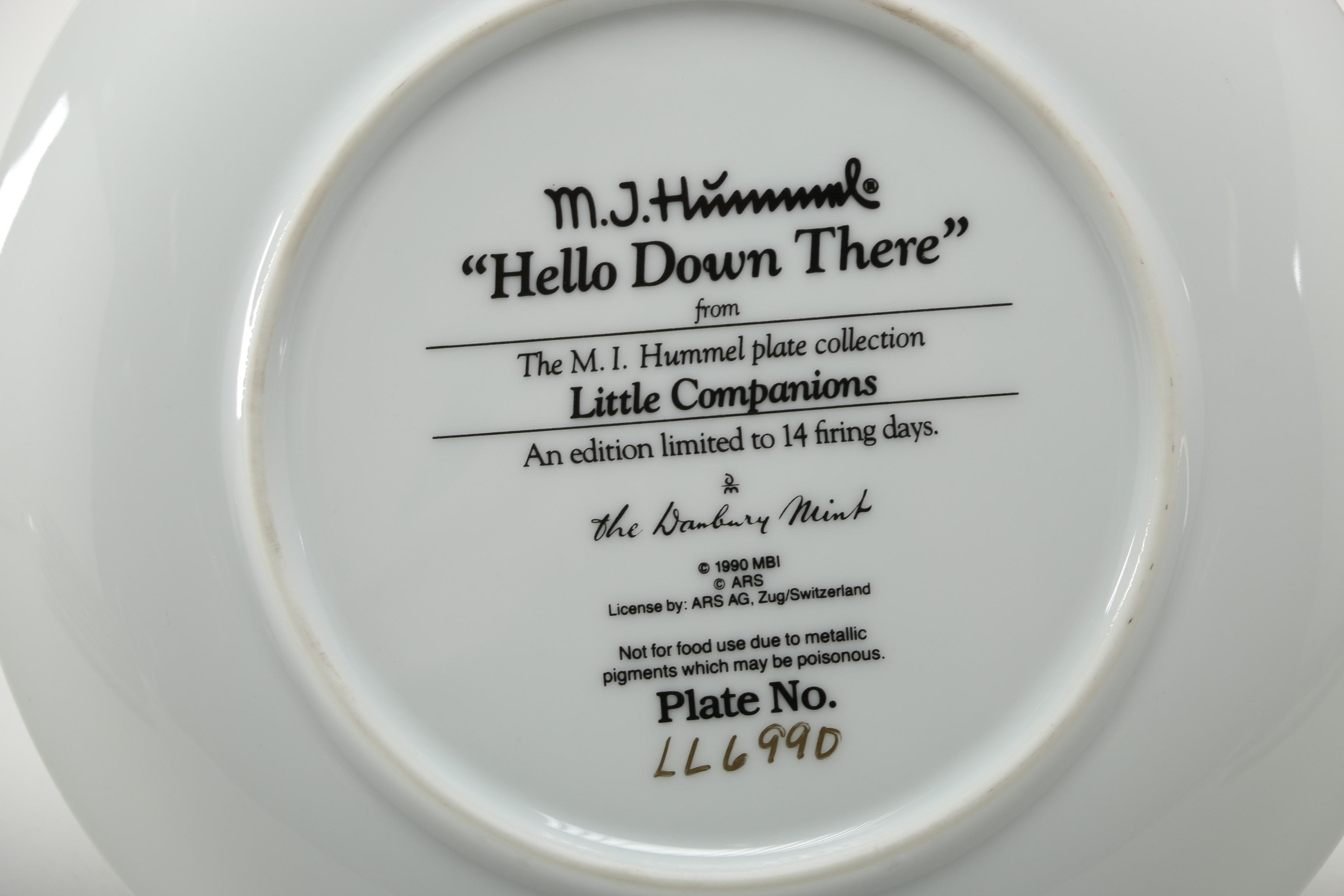 Collection of Hummel Commemorative Plates