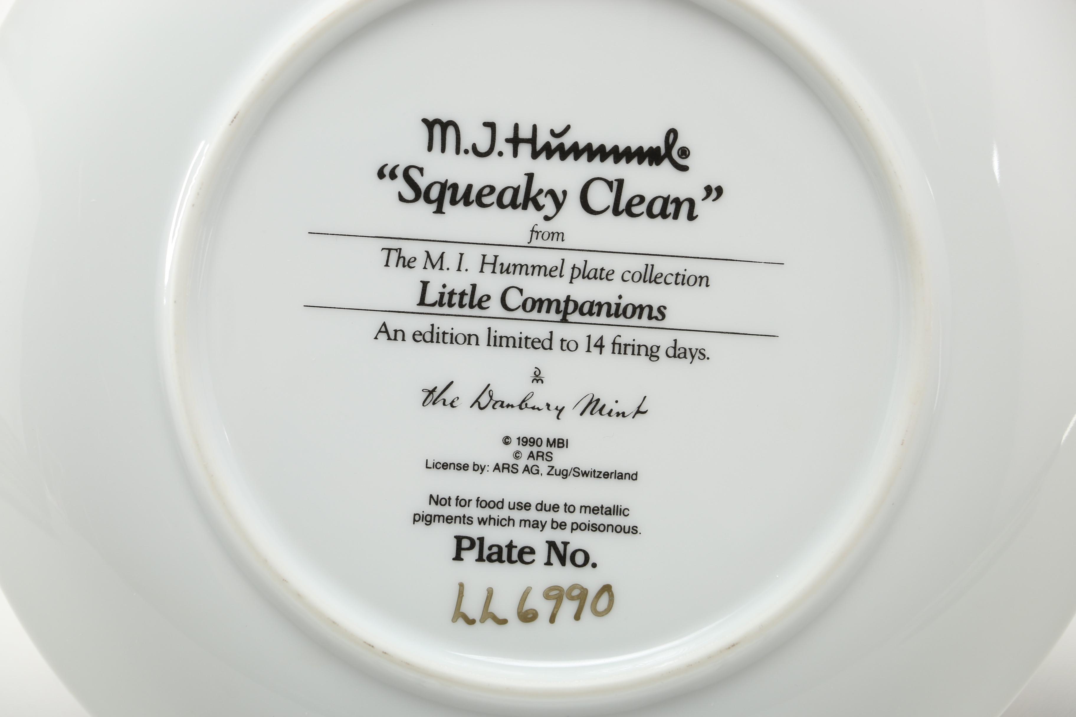 Collection of Hummel Commemorative Plates