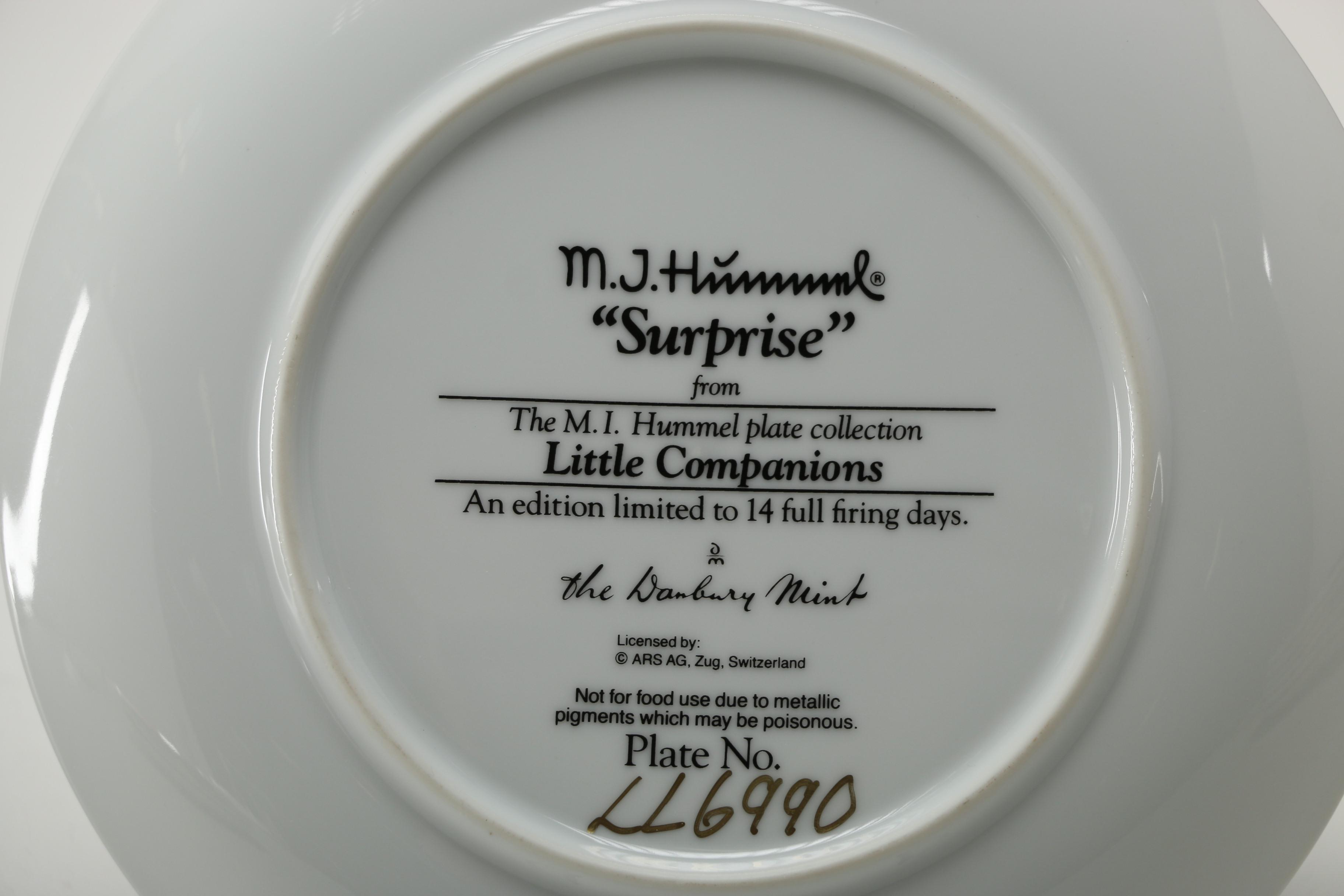 Collection of Hummel Commemorative Plates