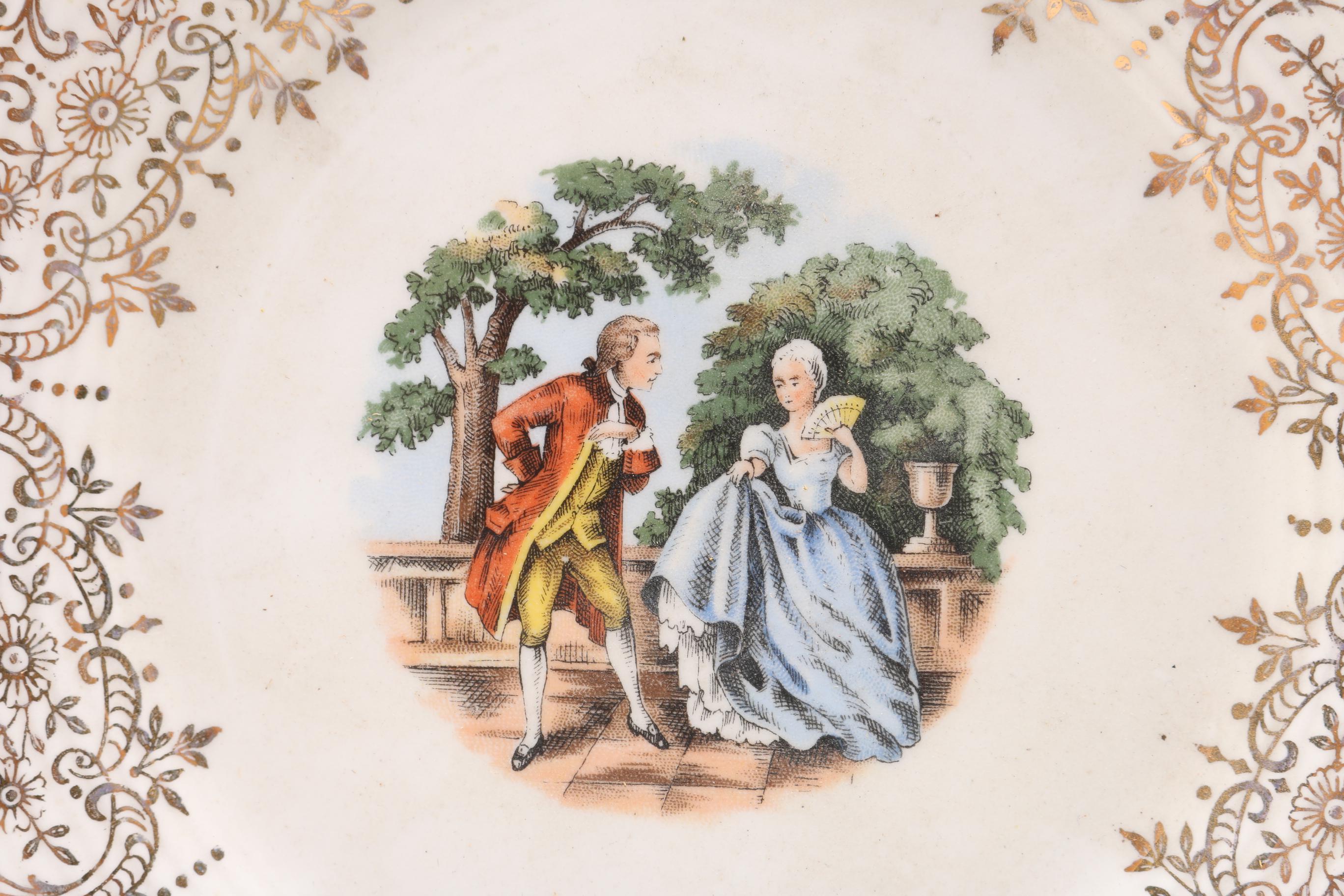 Vintage Plates: Currier & Ives "Four Seasons" and Sebring "Chantilly" Circa 1987 and 1948