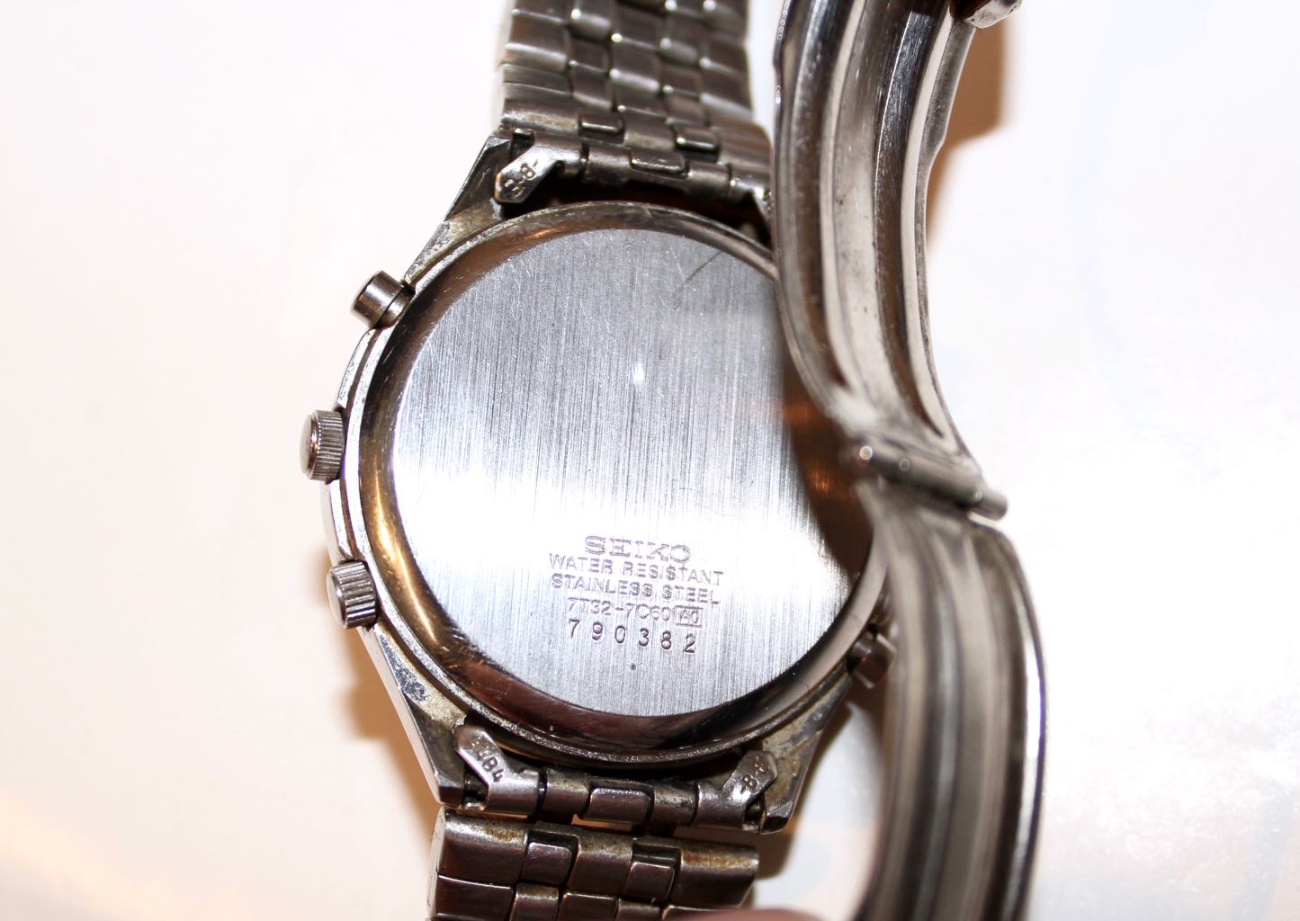 Seiko Chronograph 7T32 Analogue Quartz Watch