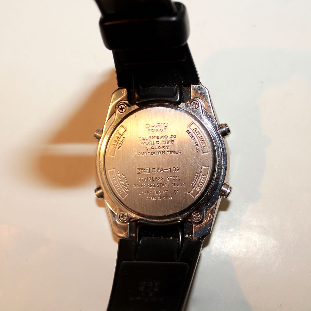 Casio "Edifice" 2747 EFA 109 Wrist Watch