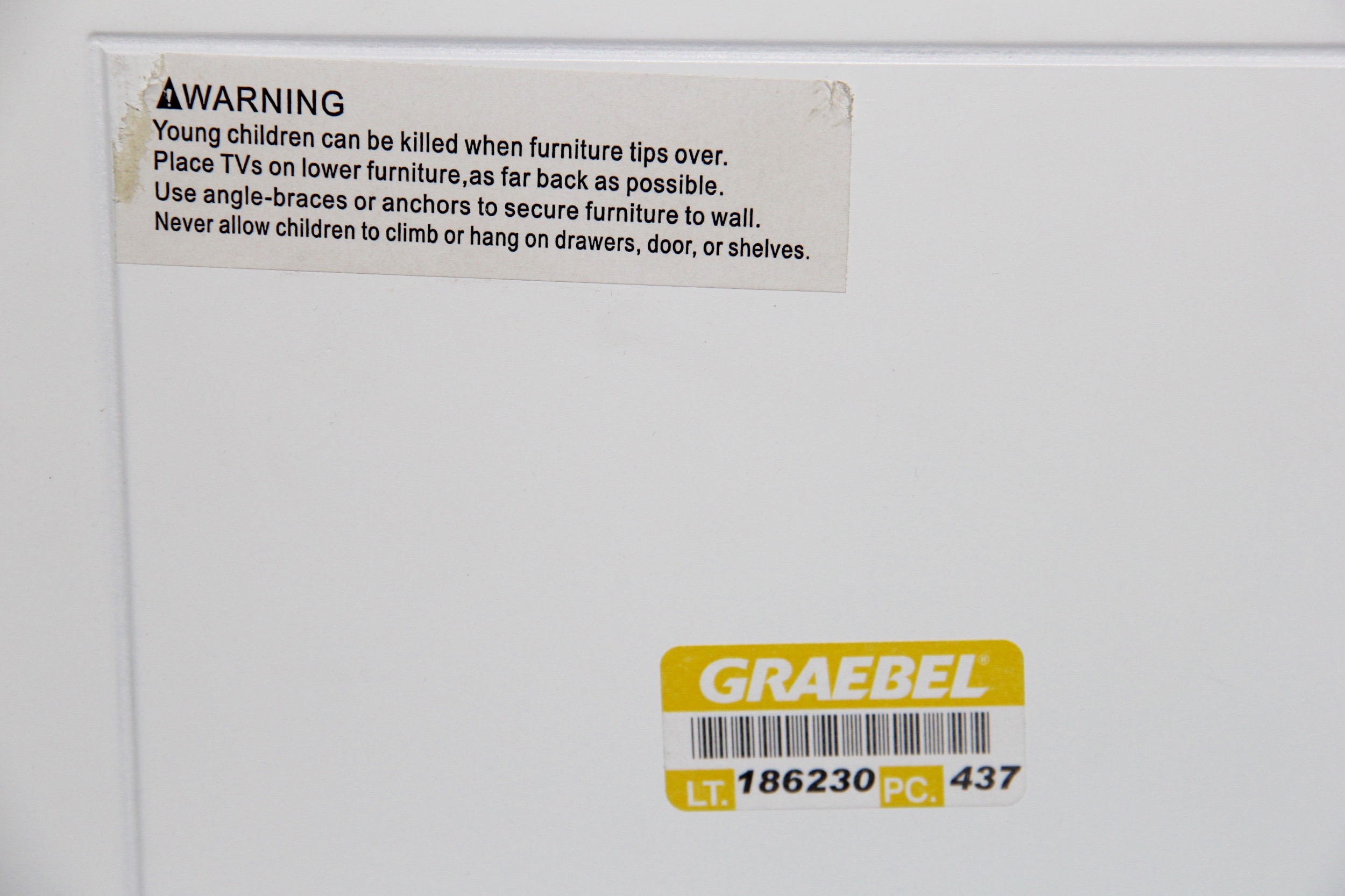 Contemporary Louvered Storage Cabinet