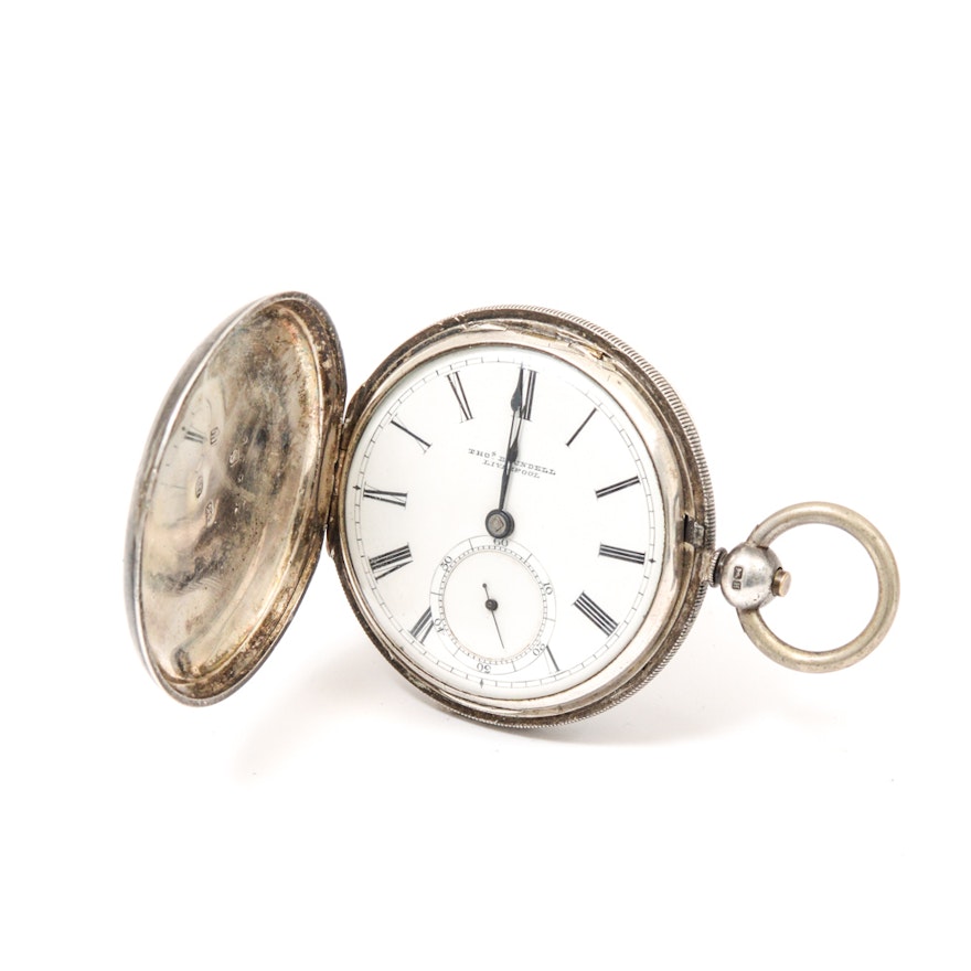 Thos Blundell Sterling Silver Pocket Watch