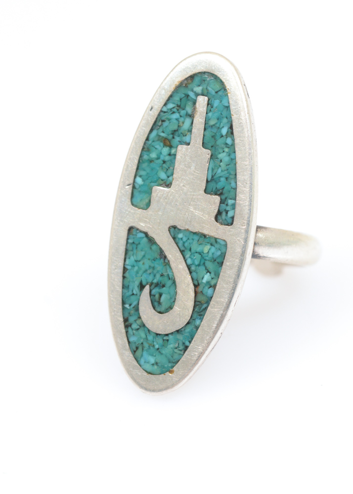 Native American Style Sterling Silver Jewelry with Turquoise