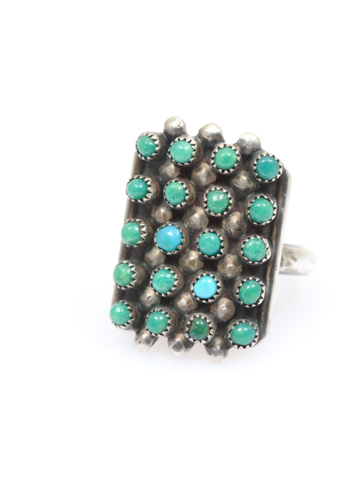 Native American Style Sterling Silver Jewelry with Turquoise