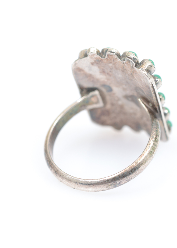 Native American Style Sterling Silver Jewelry with Turquoise