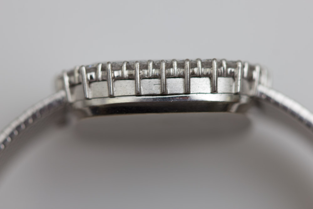 Vintage Rolex Cellini 18K Gold Diamond Watch