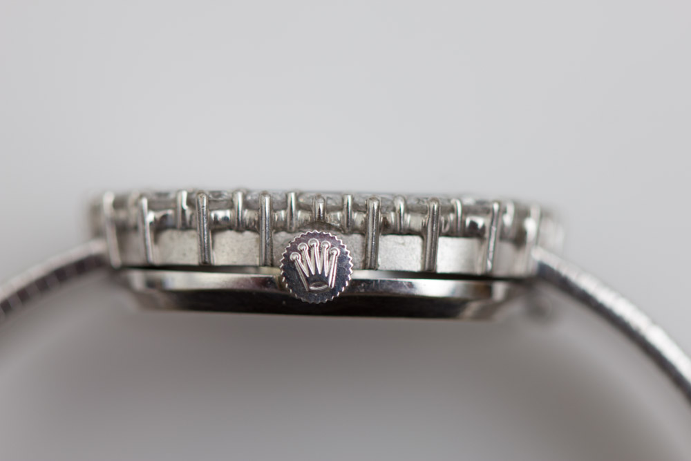 Vintage Rolex Cellini 18K Gold Diamond Watch