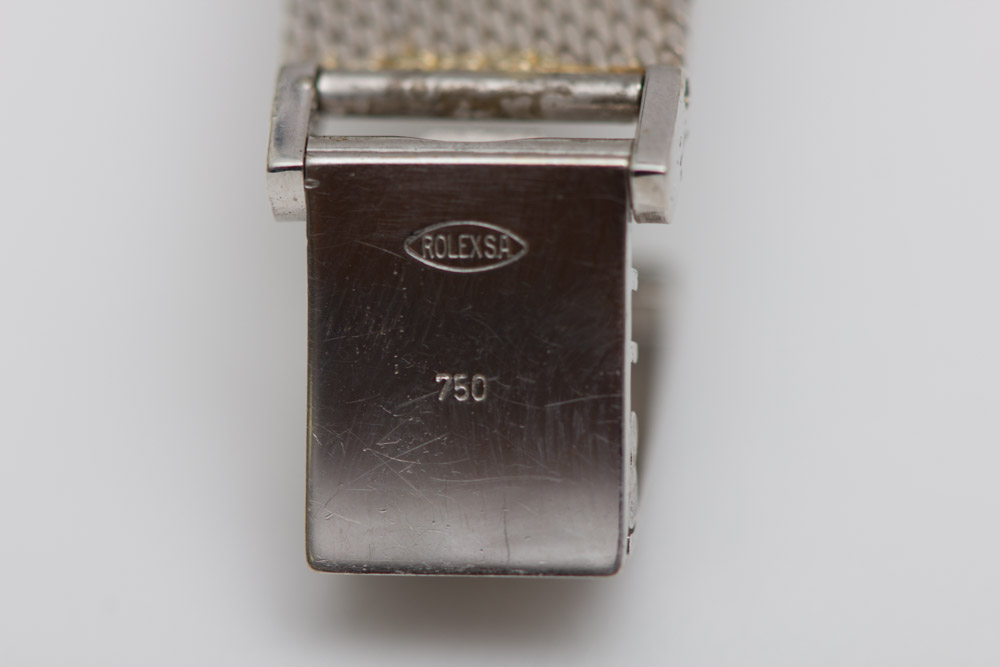 Vintage Rolex Cellini 18K Gold Diamond Watch