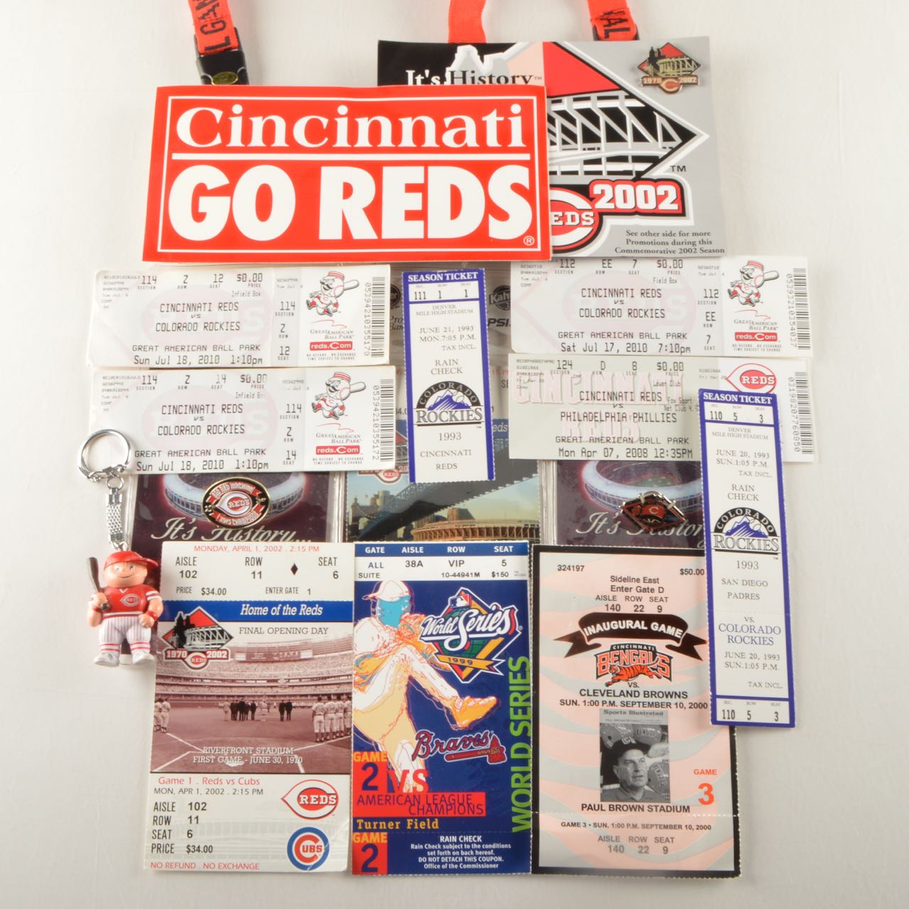 Cincinnati Reds Commemorative Bobbleheads and Figurines