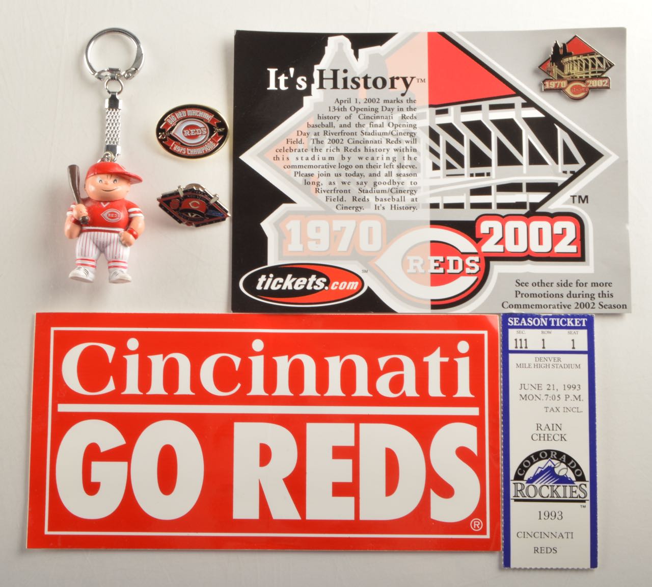 Cincinnati Reds Commemorative Bobbleheads and Figurines