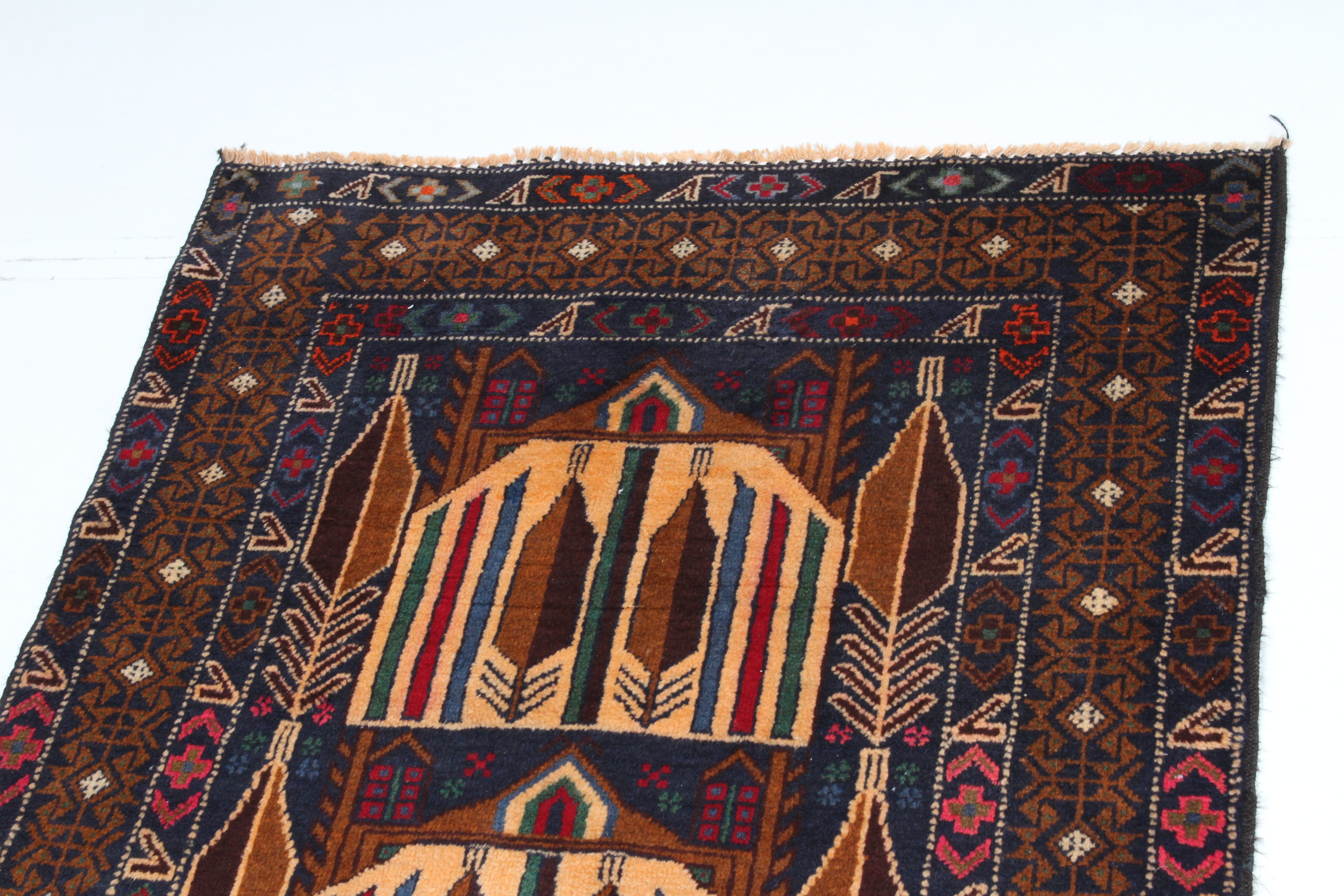 Handwoven Afghani Baluch "Tree of Life" Rug