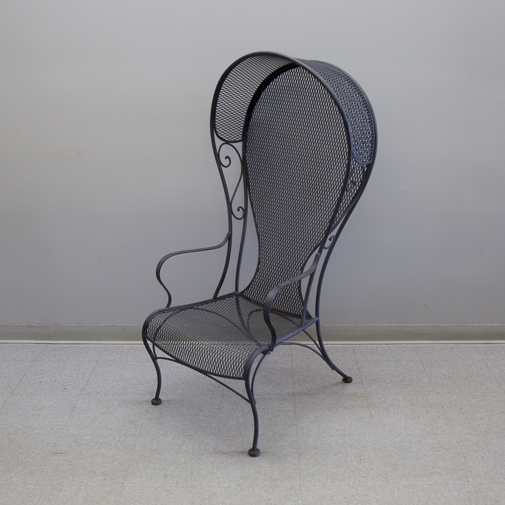 Vintage Mid-Century Woodard Wrought Iron Chair