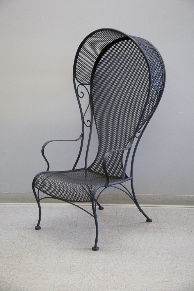Vintage Mid-Century Woodard Wrought Iron Chair