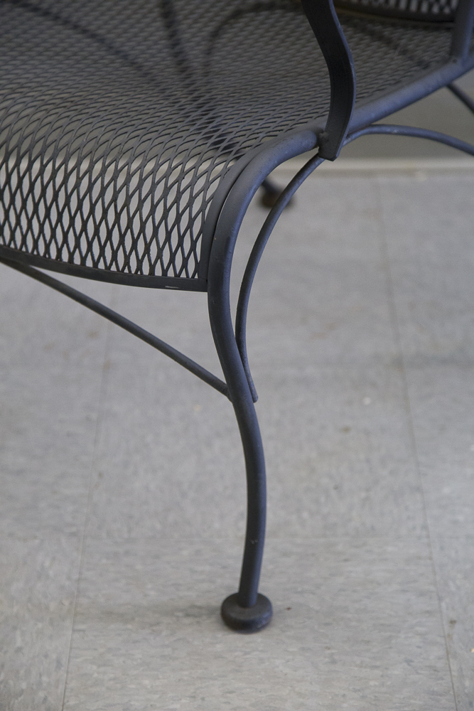 Vintage Mid-Century Woodard Wrought Iron Chair