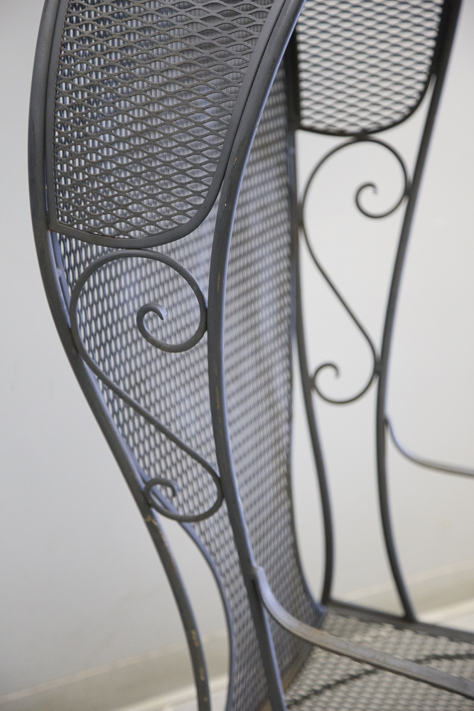 Vintage Mid-Century Woodard Wrought Iron Chair