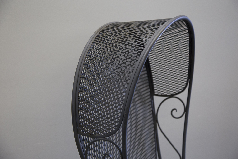 Vintage Mid-Century Woodard Wrought Iron Chair