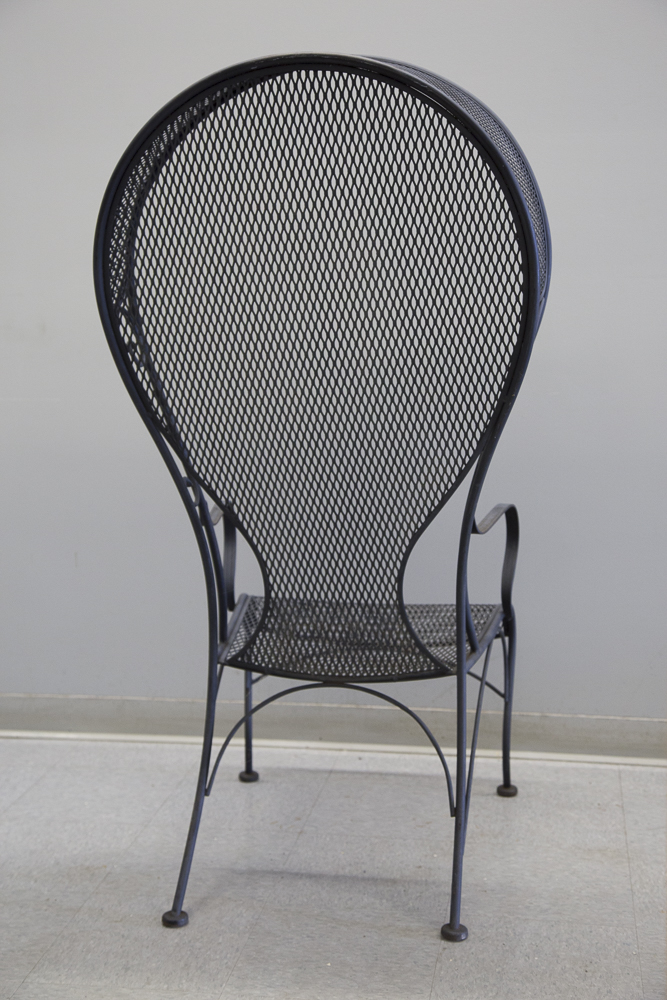 Vintage Mid-Century Woodard Wrought Iron Chair