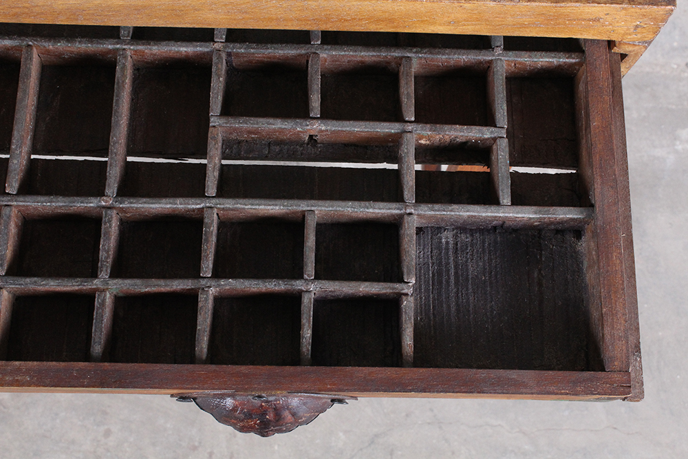 Repurposed Printer's Tray Table