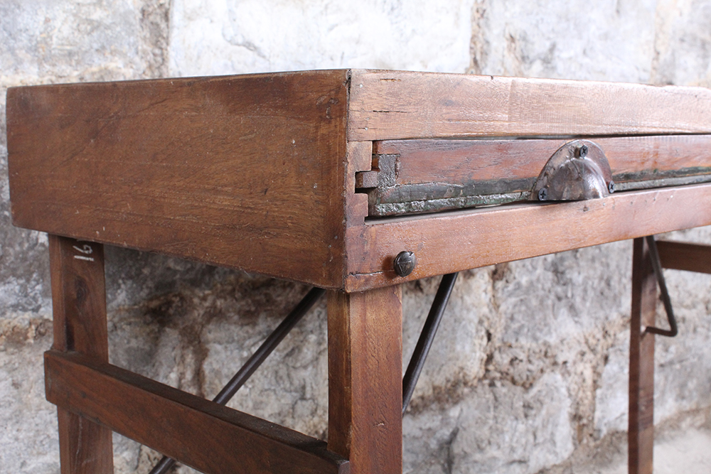 Repurposed Printer's Tray Table