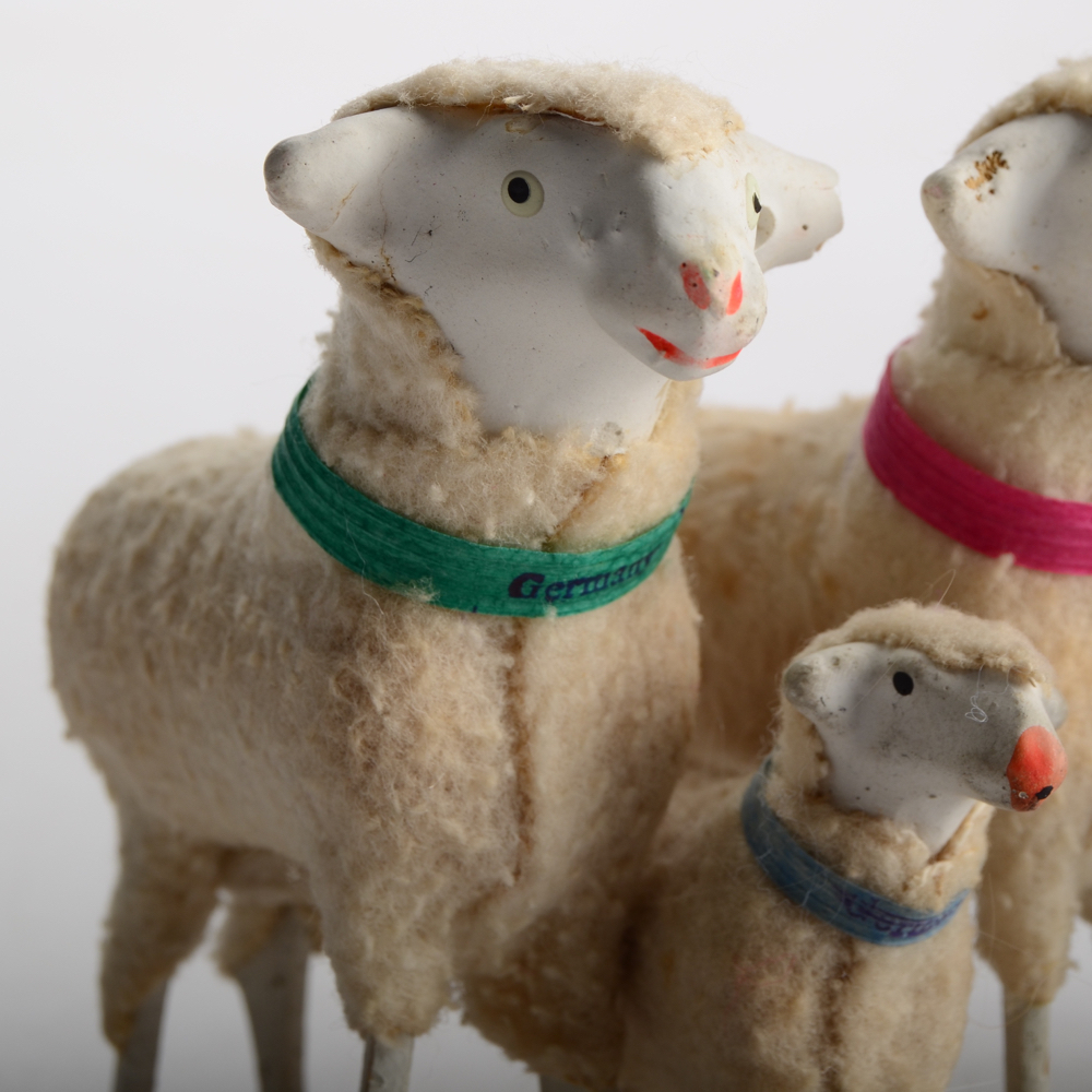 Vintage German Putz Sheep