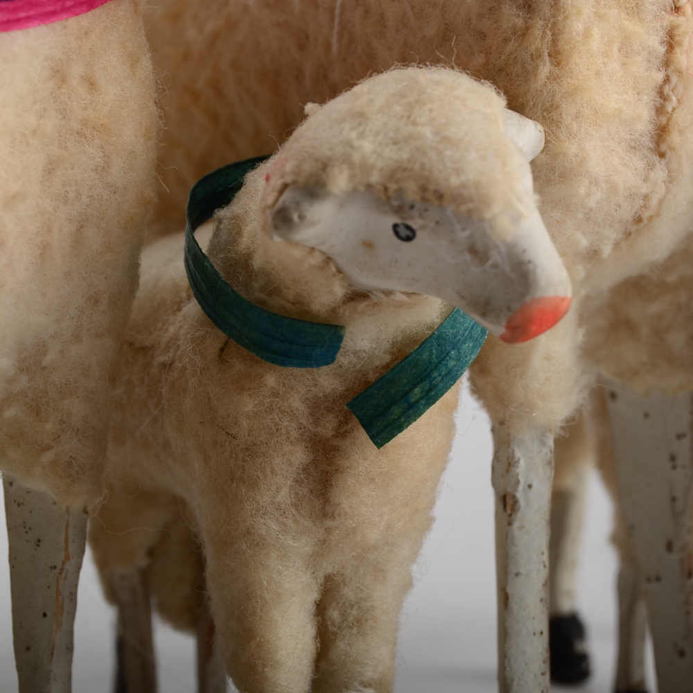 Vintage German Putz Sheep