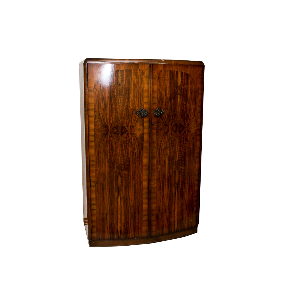 Vintage Art Deco Style Wardrobe by Morris London