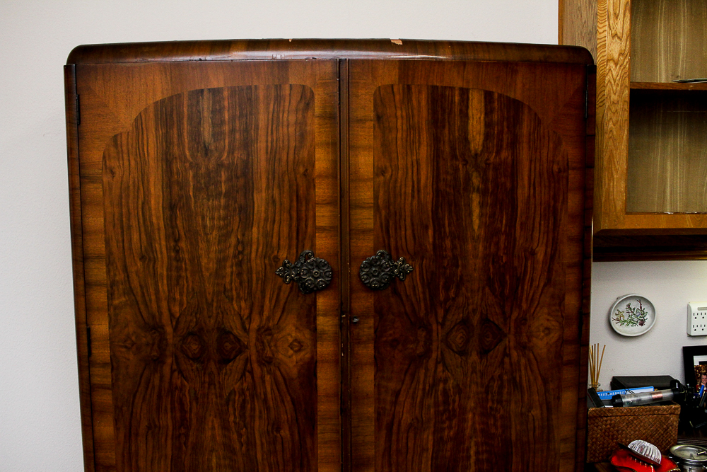 Vintage Art Deco Style Wardrobe by Morris London